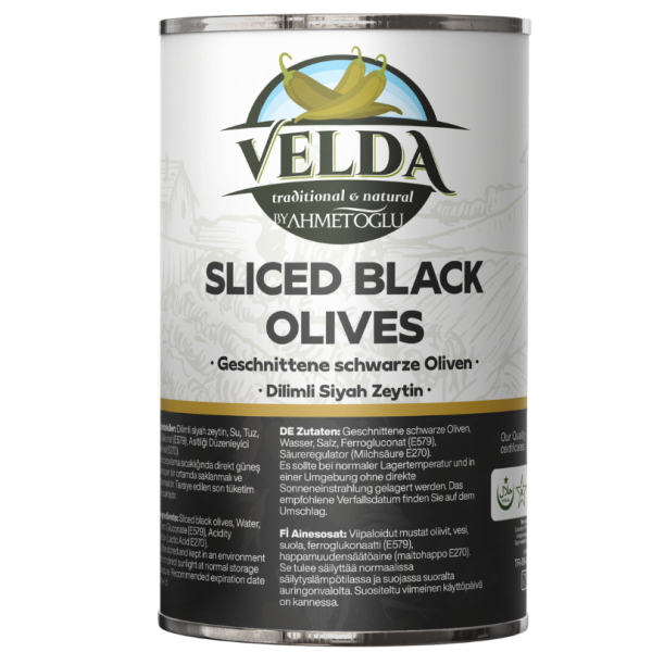 Dilimlenmiş Siyah Zeytin
